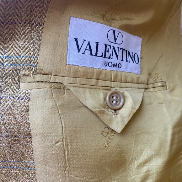 VTG Valentino Uomo🇮🇹Tweeded Silk/Linen/Wool Coat 40S - Picture 10 of 16
